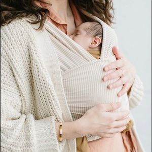 Neutral stripe solly baby wrap